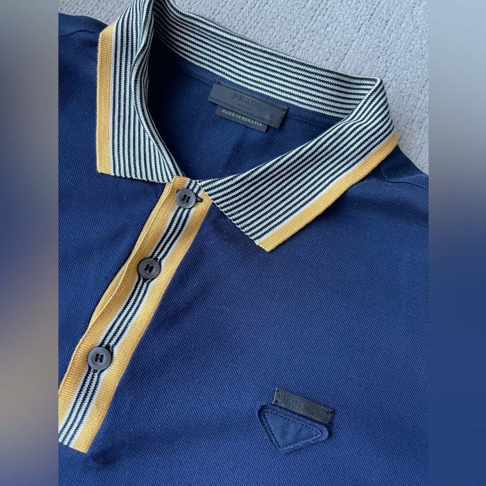 Prada Pique Polo Shirt